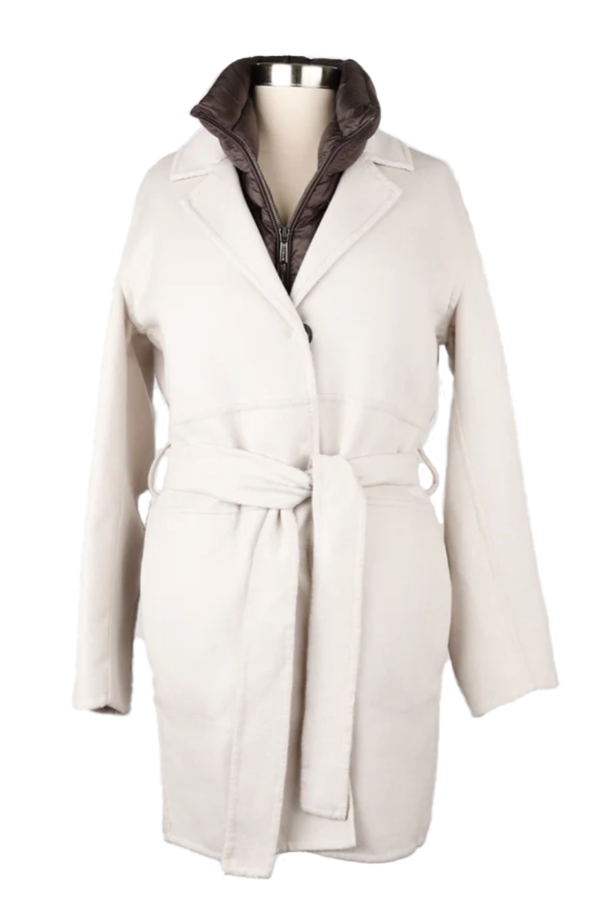 Cashmere Blend Trench Coat W/ Removable Insert