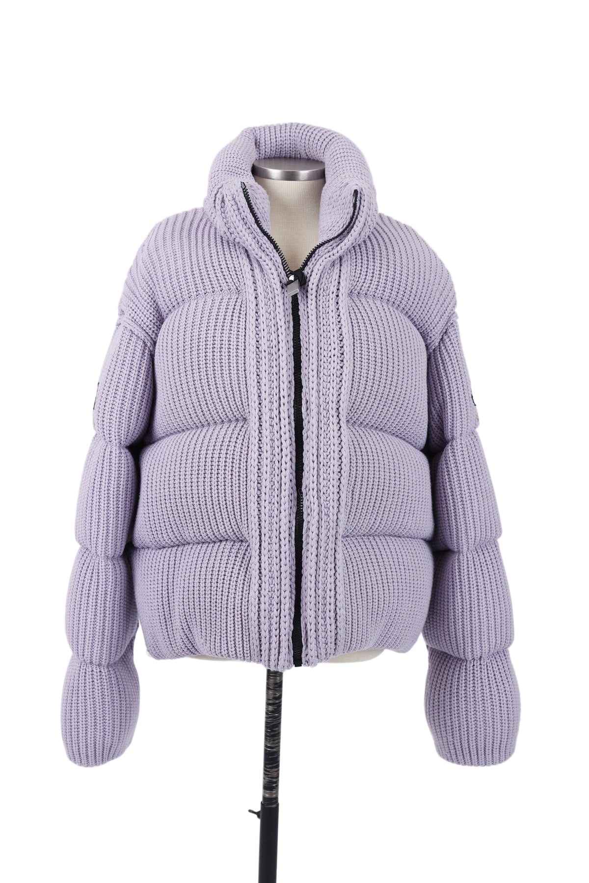 Quilted Knit Down Puffer Jacket
