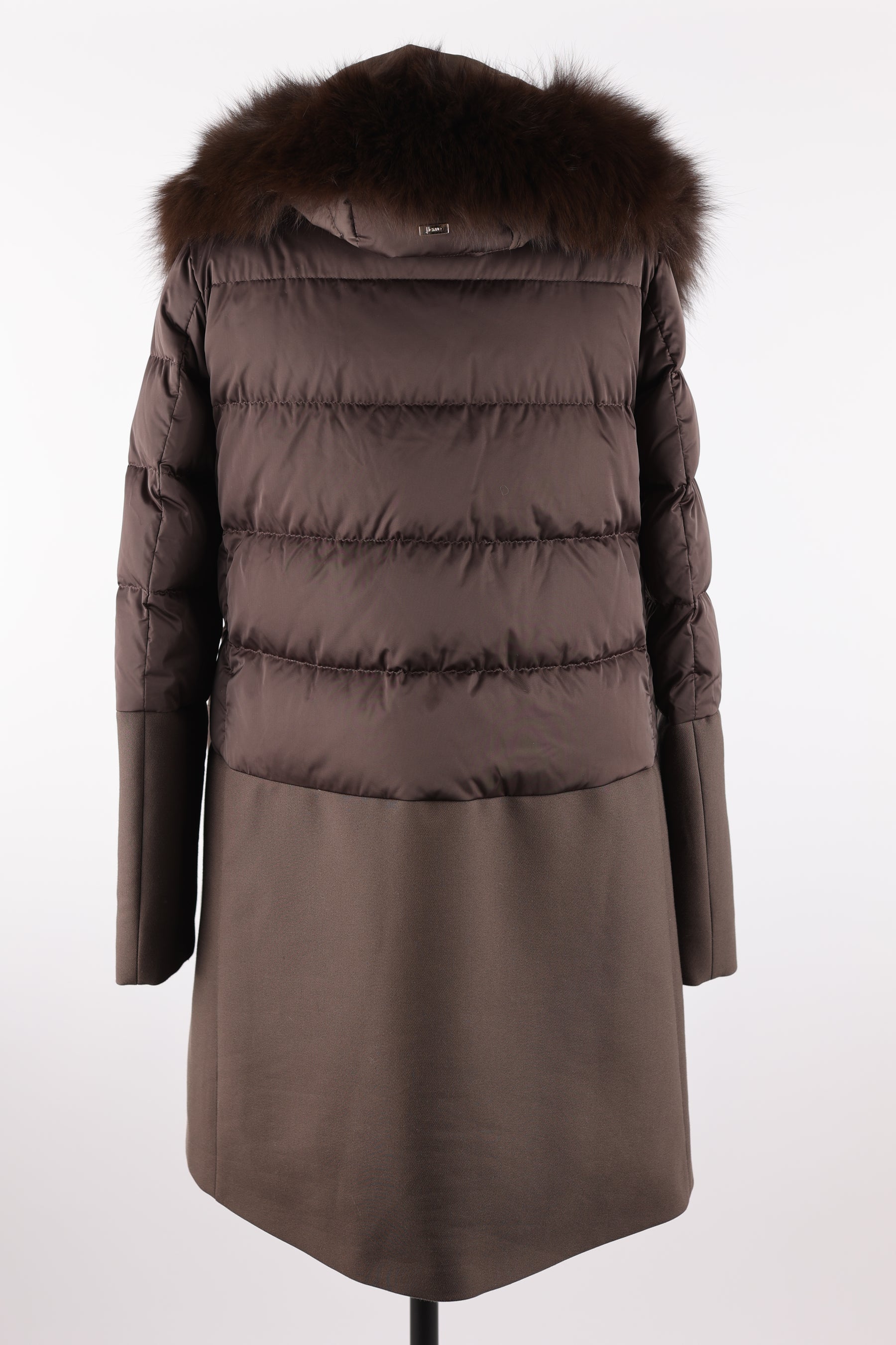 Quilted Down Parka W/ Fur Trim