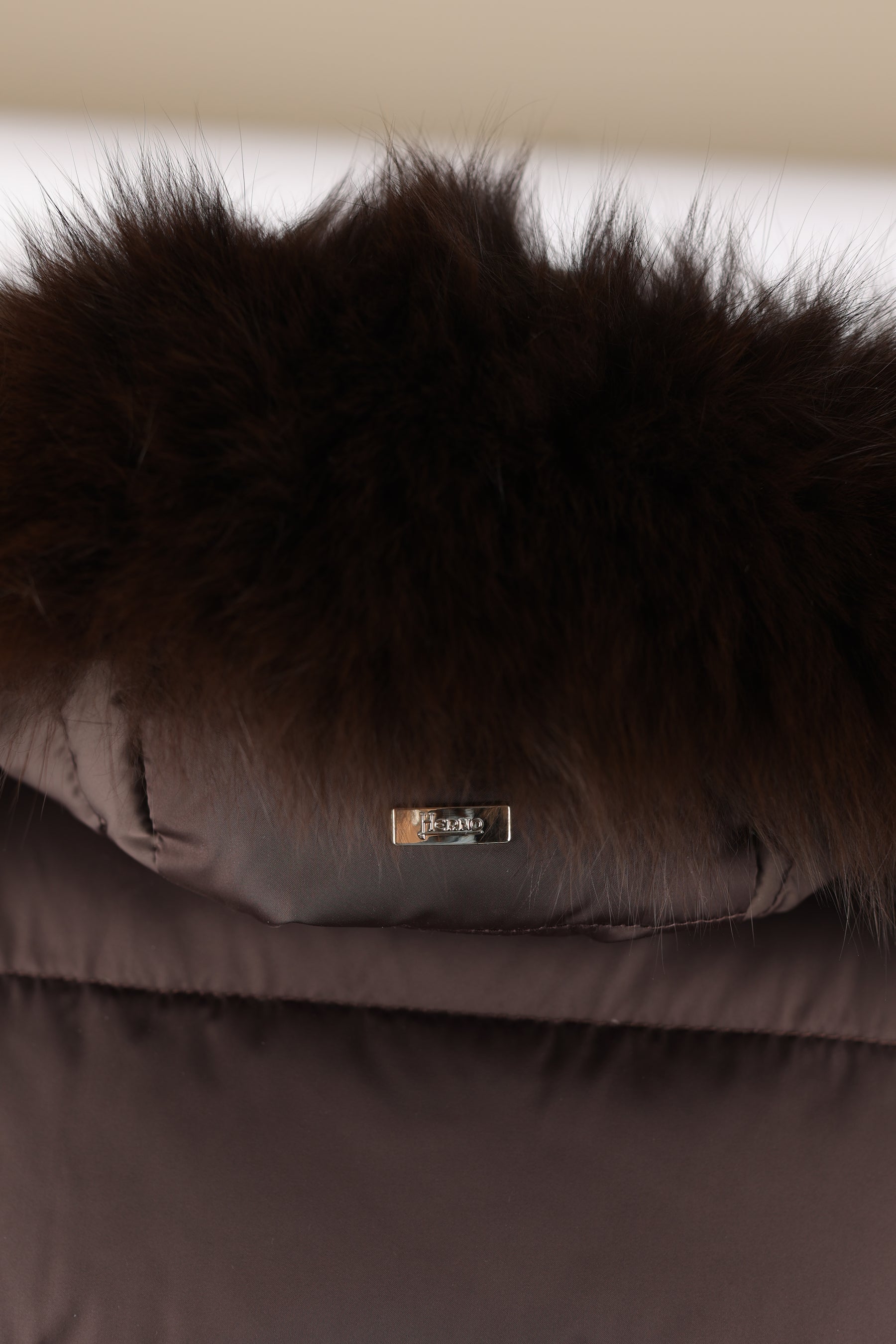 Quilted Down Parka W/ Fur Trim