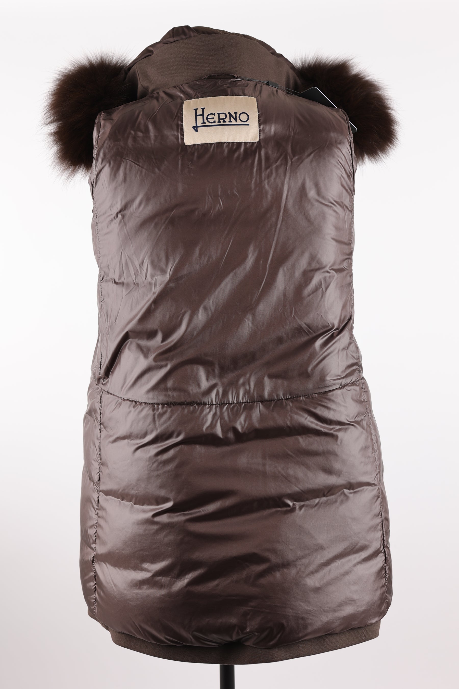 Quilted Down Parka W/ Fur Trim