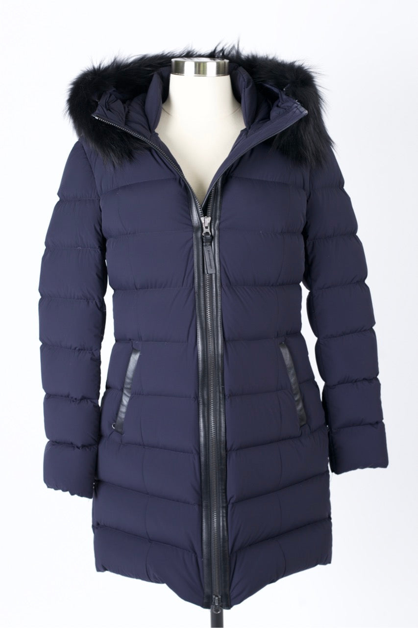Calla Stretch Down Parka w/ Fur Hood