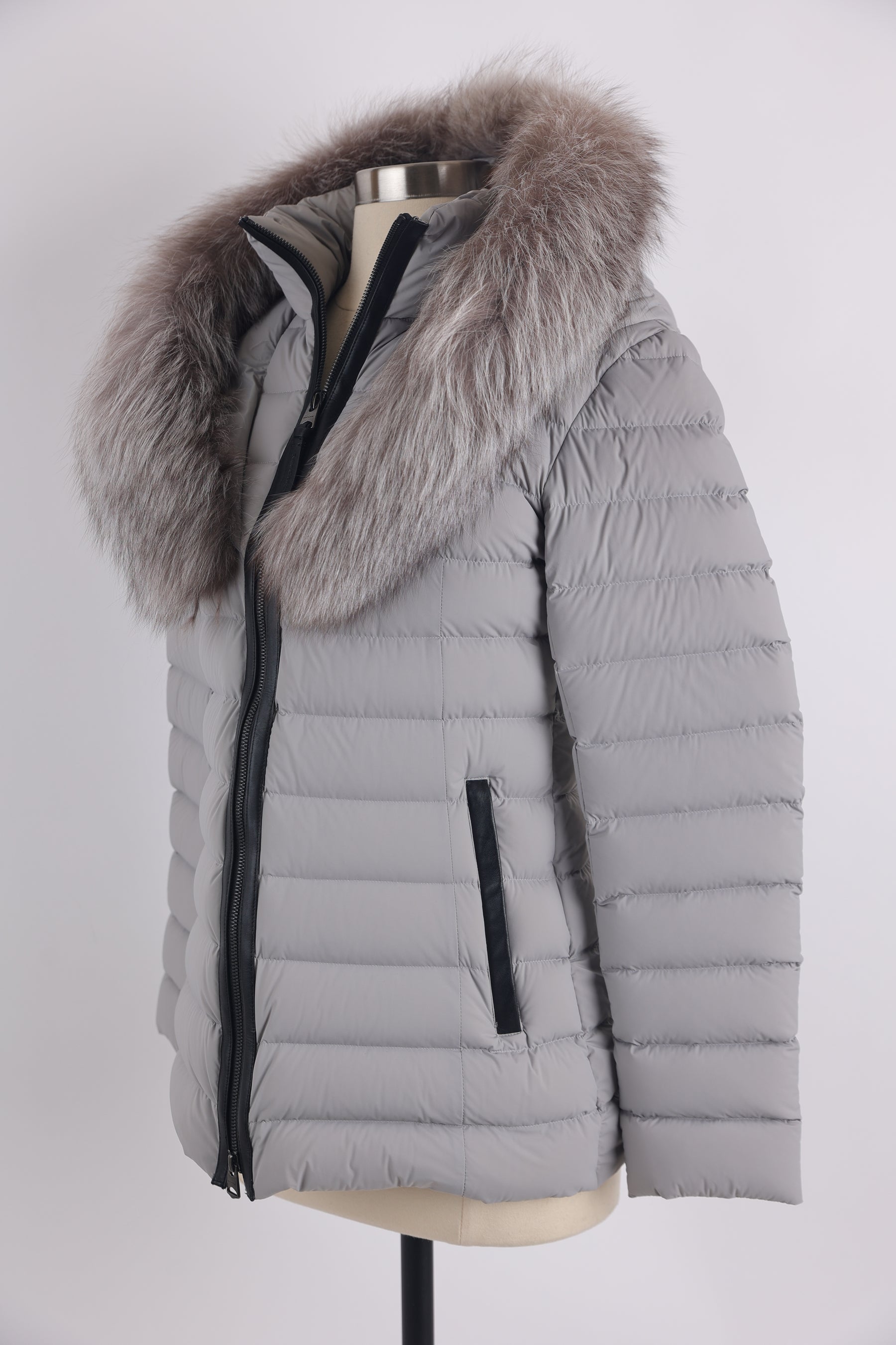 Adali Down Filled Fur Trim Puffer Jacket
