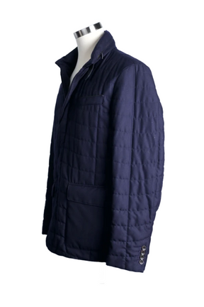 Quilted Wool Lightweight Jacket