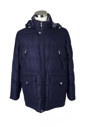 Cashmere Goose Down Puffer Coat