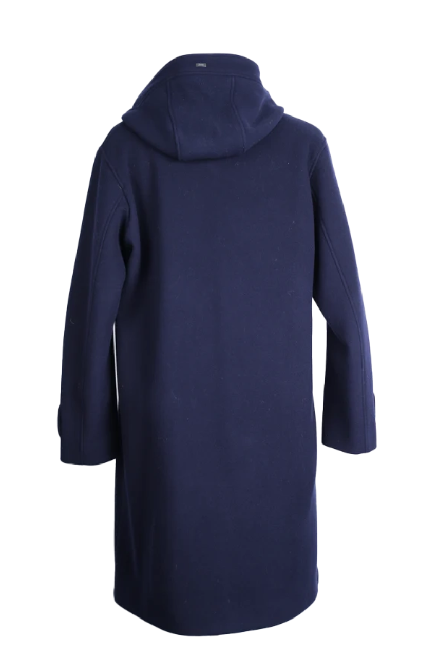 Wool Hooded Dress Coat