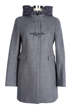 Wool Padded Dress Coat