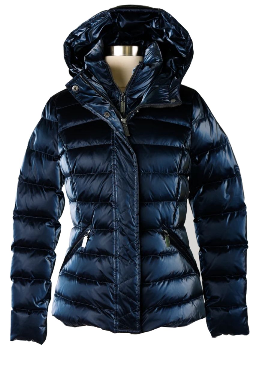 Short Glossy Puffer Jacket