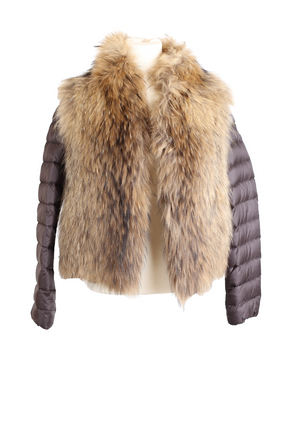 Down Filled Jacket w/ Fur Front