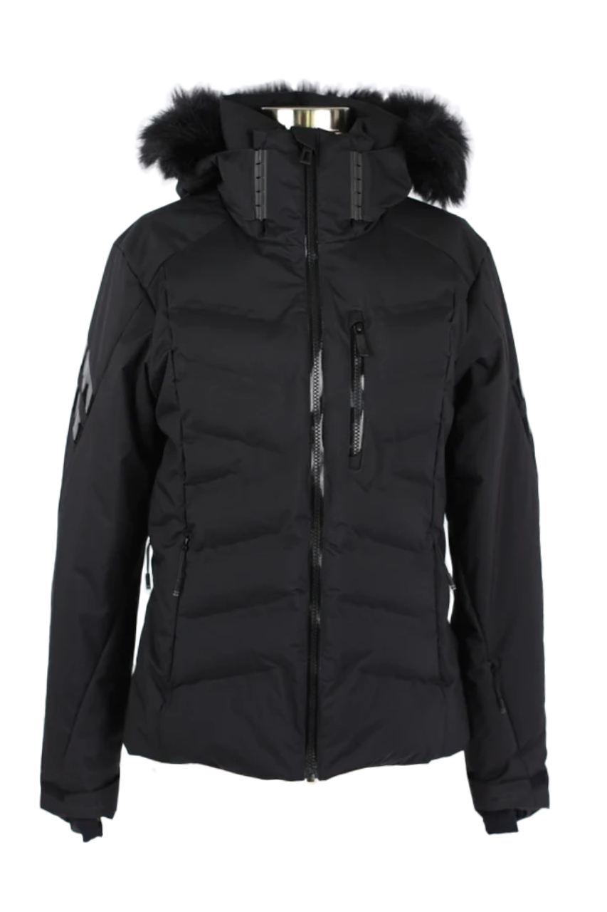 Quilted Ski Jacket W/ Fur Hood