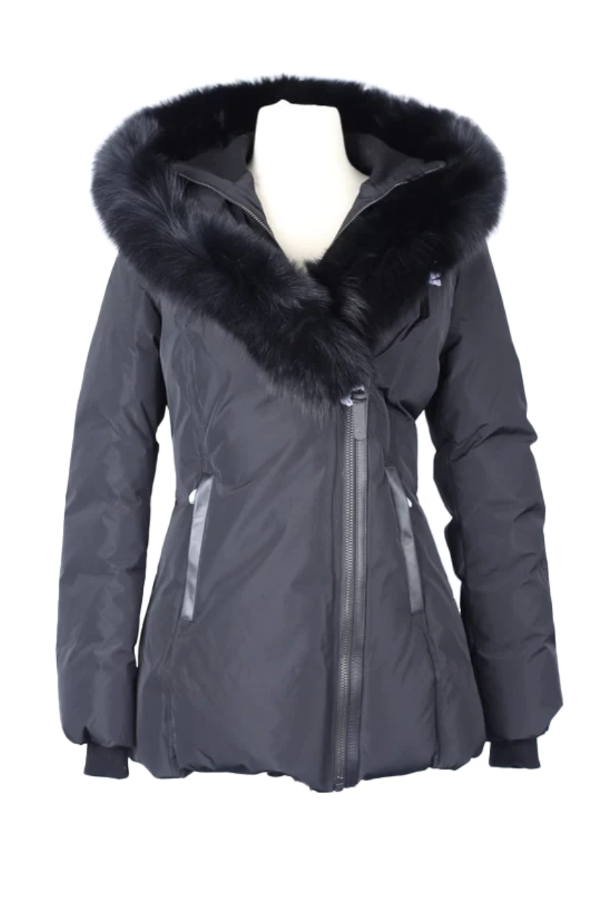 Adali Down Filled Fur Trim Puffer Jacket