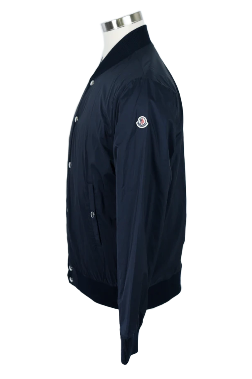 Reversible Down Lightweight Waterproof Jacket-Navy/Grey