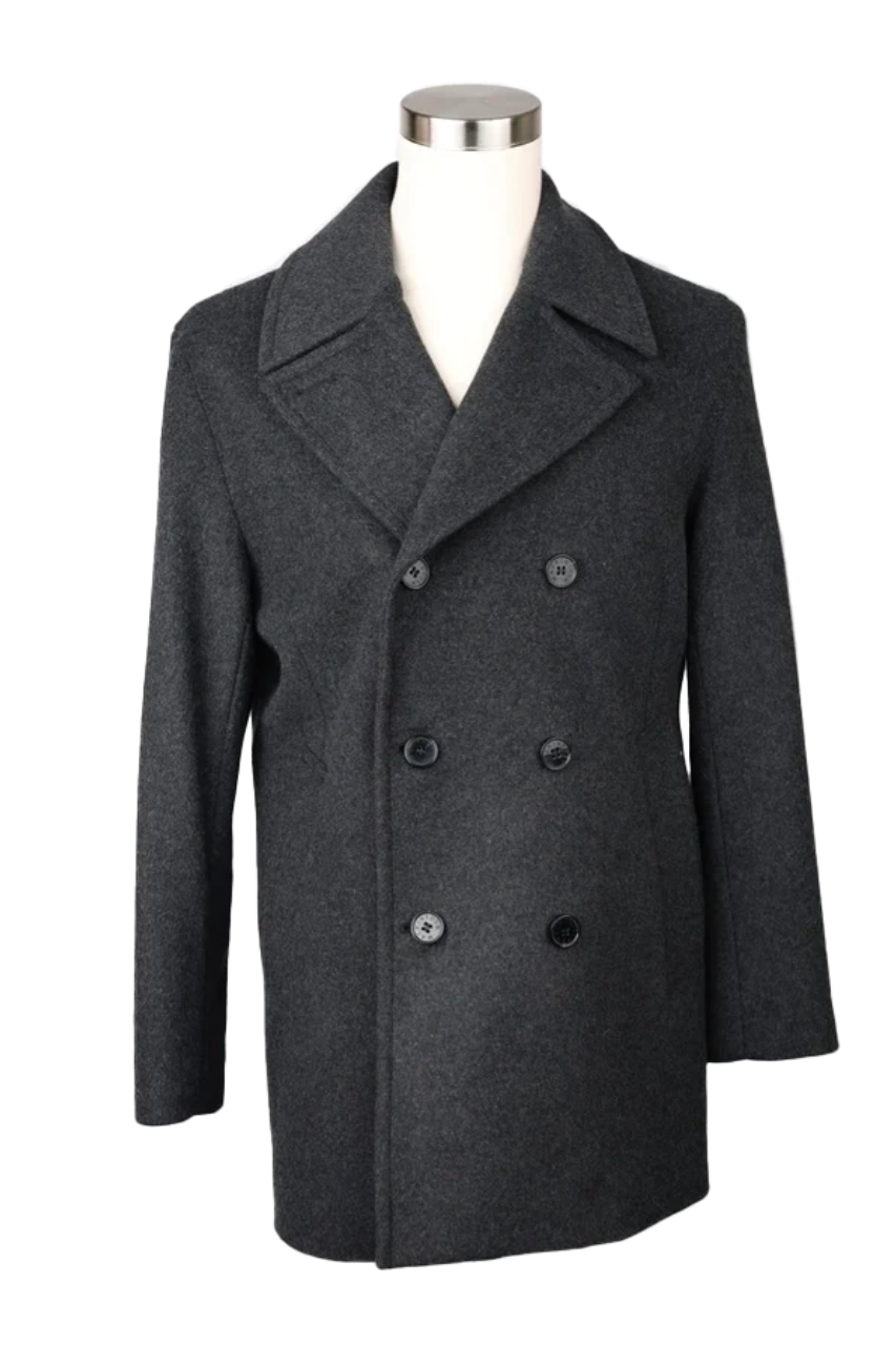 Loro Piana Storm System Double Breasted Wool Dress Coat