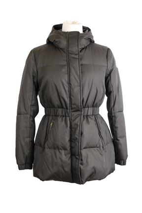 Down Filled Puffer Jacket w/ Cinched Waist