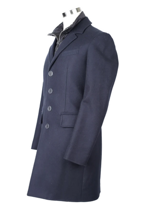 2 in 1 Wool/Cashmere Dress Coat