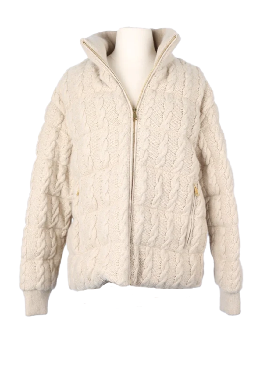 Coubus Cashmere Knit Down Filled Puffer Jacket