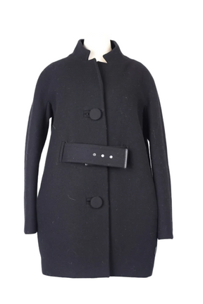 Wool Down Belted Dress Coat