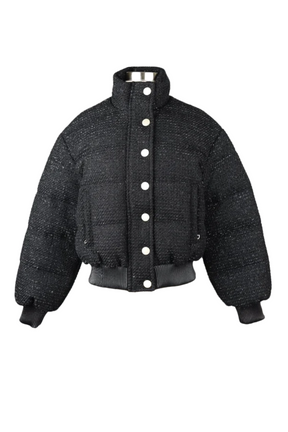 Tweed Puffer Jacket