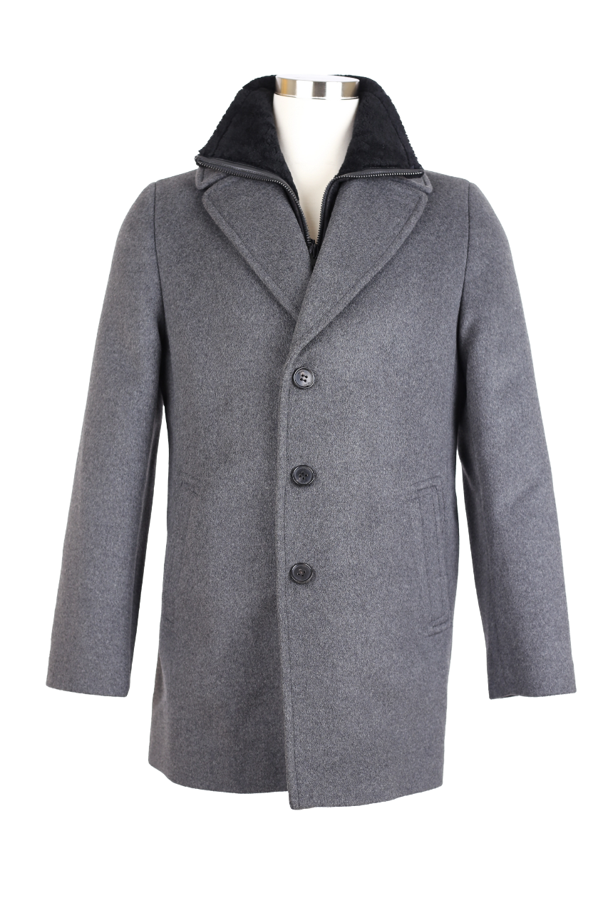 2 in 1 Padded Dress Coat Jacket