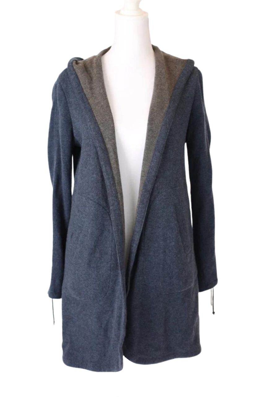 Cashmere Dress Coat Hoodie