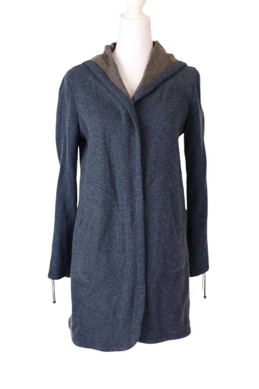 Cashmere Dress Coat Hoodie