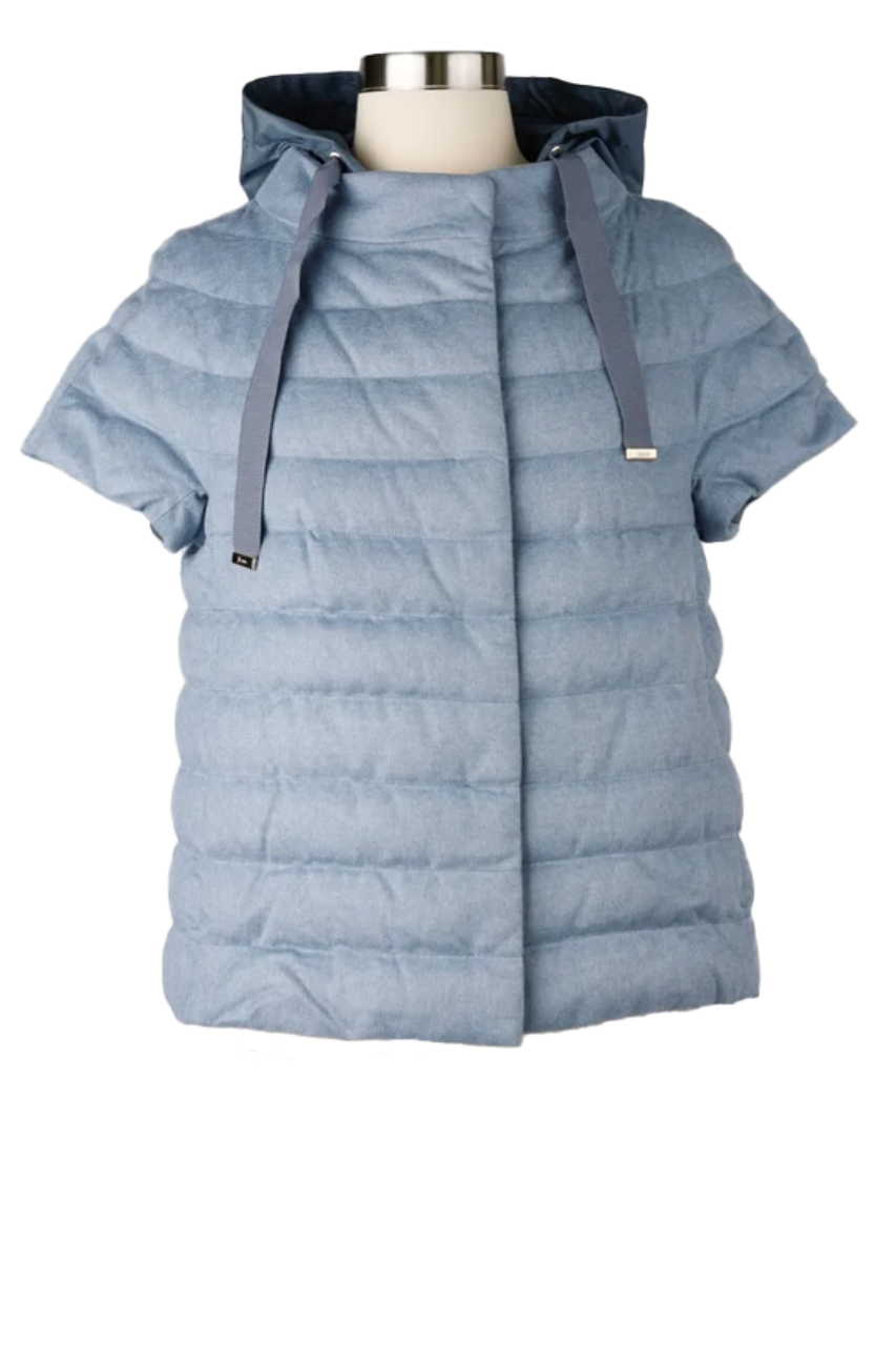 Silk/Cashmere Puffer Vest