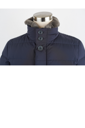 Down Filled Puffer Jacket w/ Fur Collar