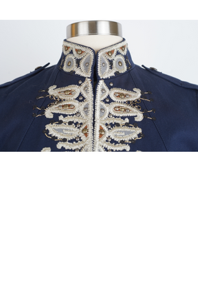 Paisley Embroidered Coat Jacket