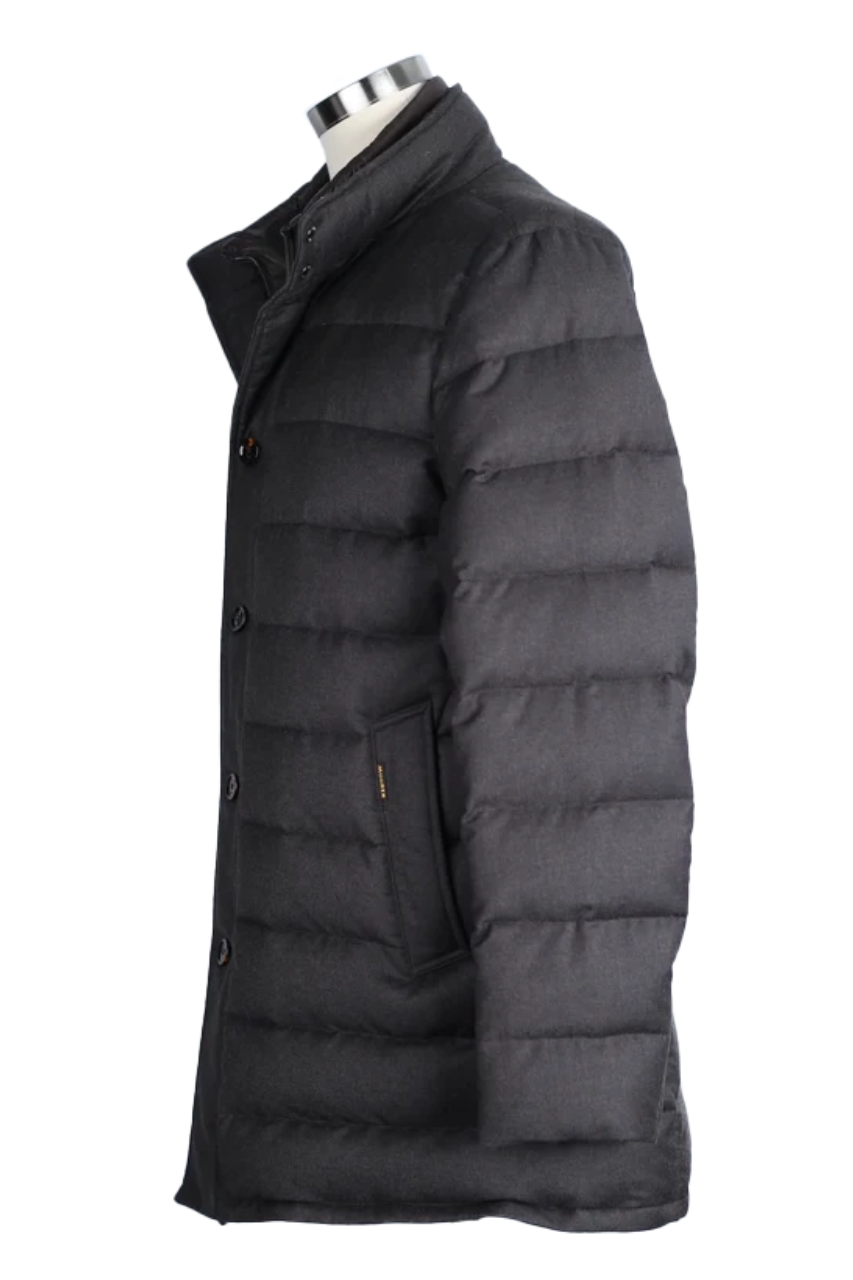 Cashmere-Wool Puffer Jacket