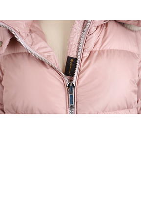 Down Puffer Jacket w/ Fur Trim Hood