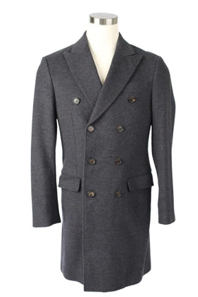 Double Breasted Cashmere Dress Coat