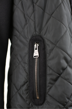 Diamond Quilted Wool Jacket