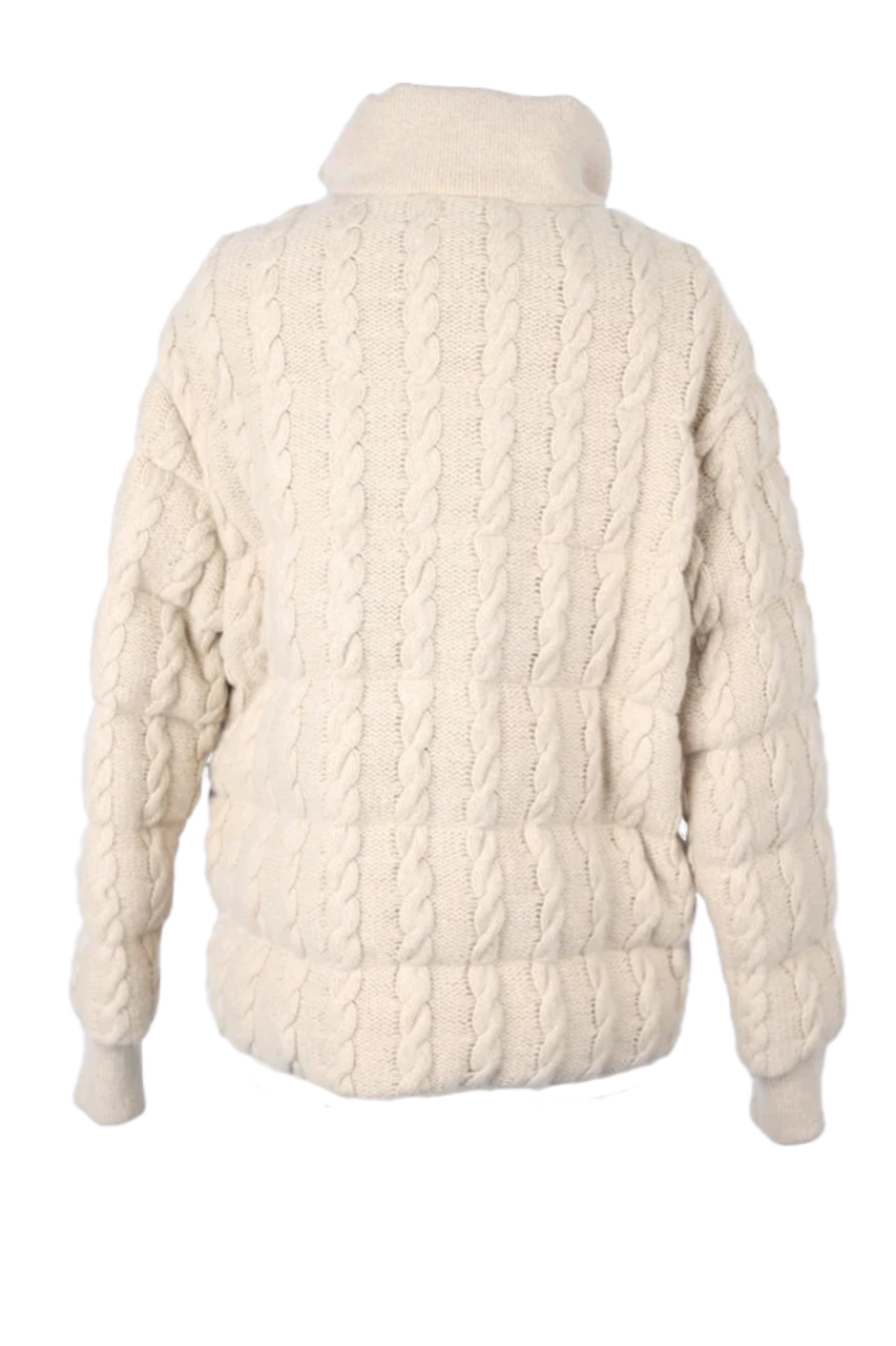 Coubus Cashmere Knit Down Filled Puffer Jacket