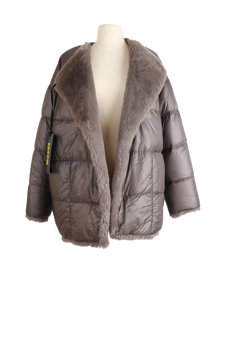 Fur Lined Down Puffer Jacket