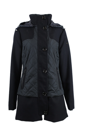 Diamond Quilted Wool Jacket