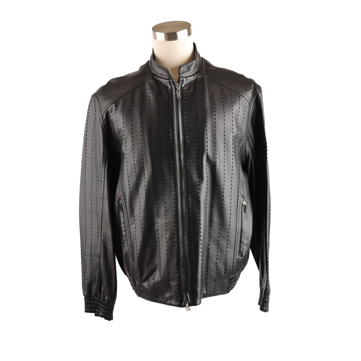 Kubin Perforated Leather Jacket