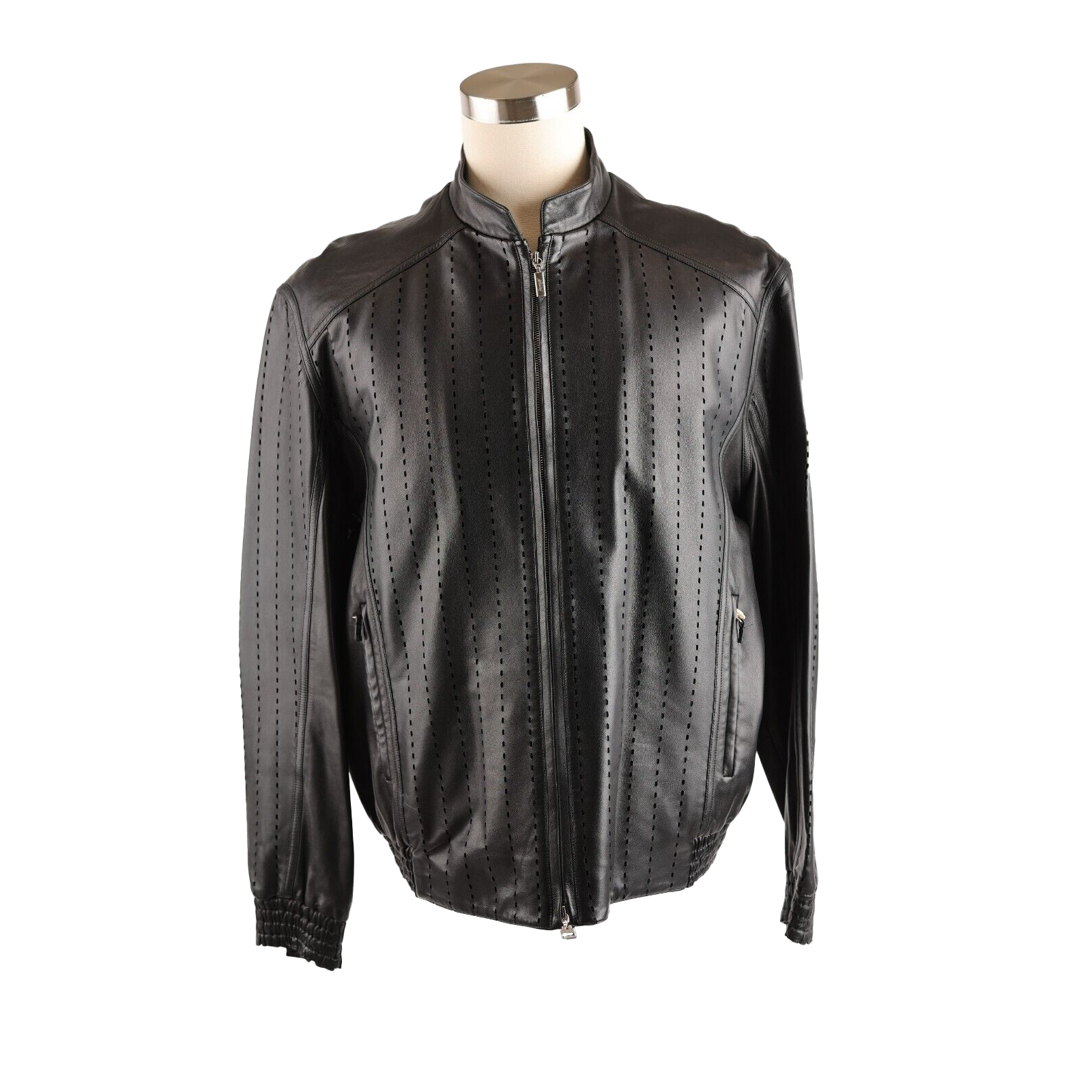 Kubin Perforated Leather Jacket