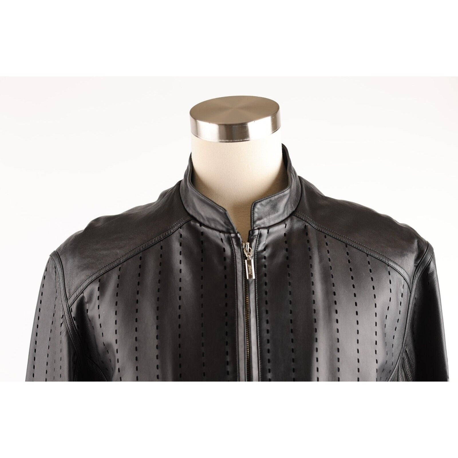 Kubin Perforated Leather Jacket