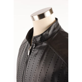 Kubin Perforated Leather Jacket