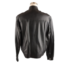 Kubin Perforated Leather Jacket