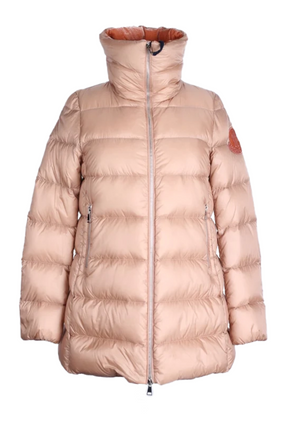 Velvet Collar Down Puffer Jacket