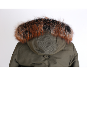 Down Filled Bomber w/ Fur Trim Hood