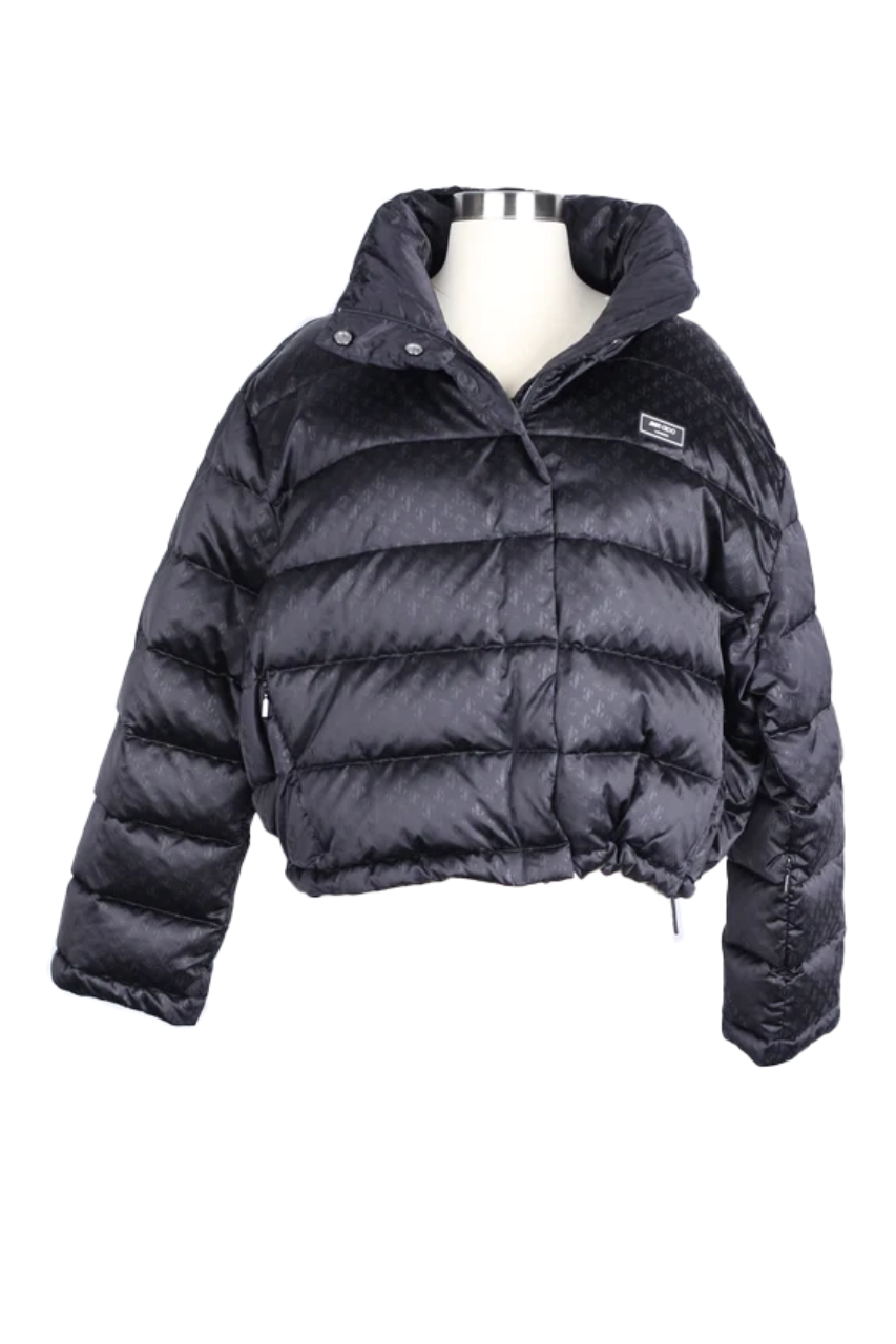 Logo Print Oversize Down Puffer Jacket