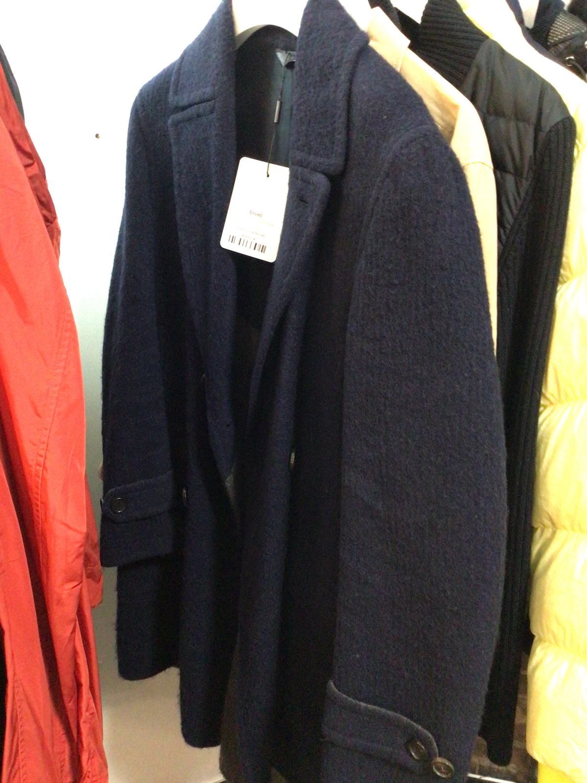 Llama Wool Double Breasted Overcoat