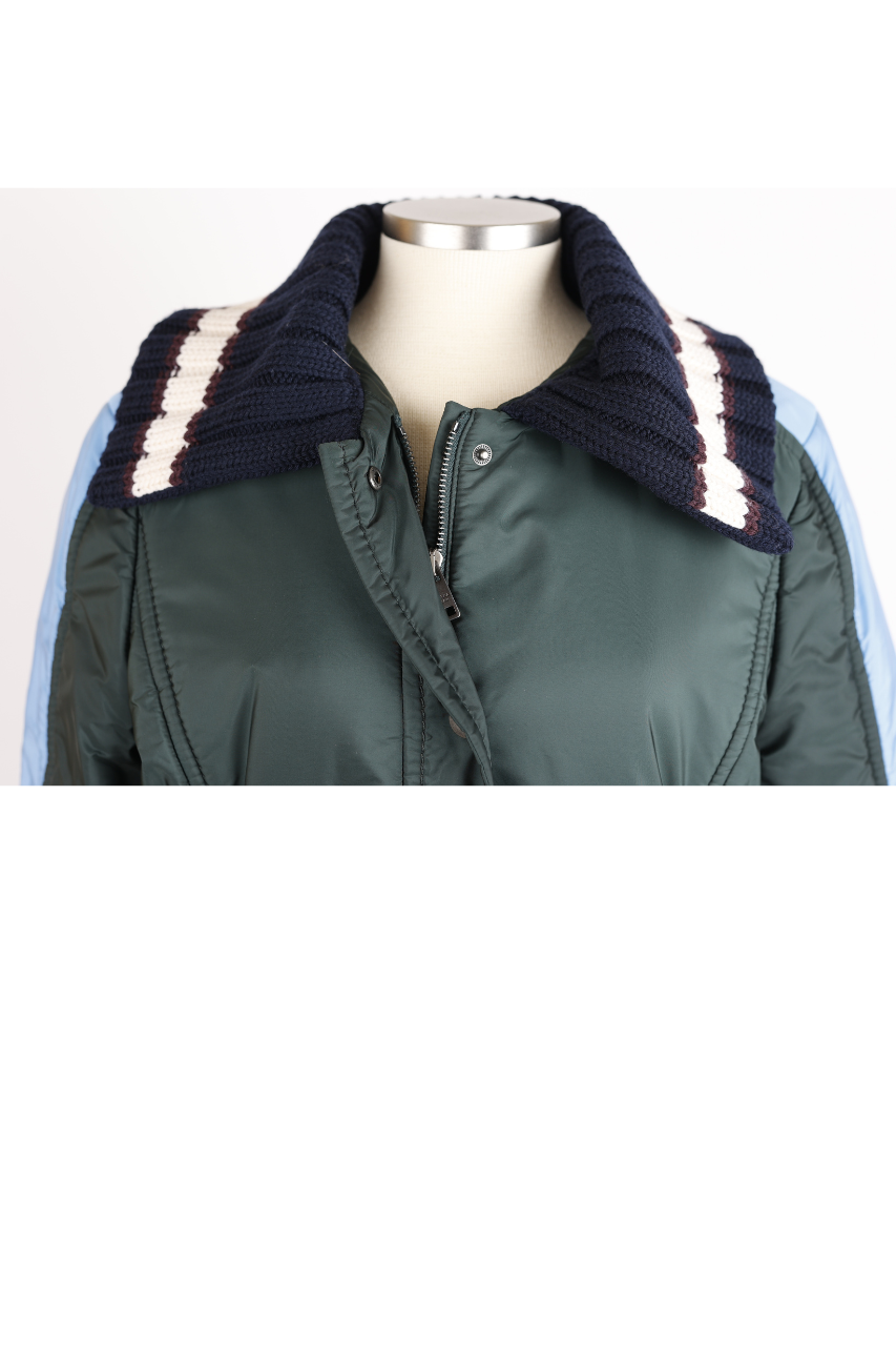 Knit Collar Lightweight Jacket