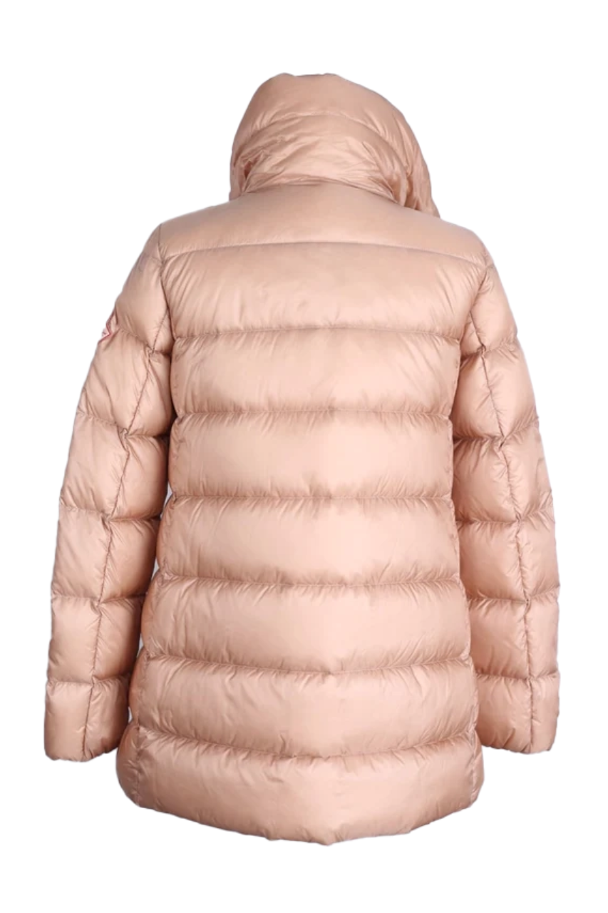 Velvet Collar Down Puffer Jacket