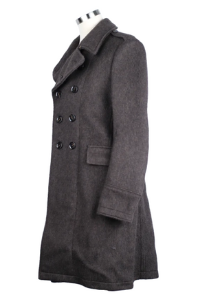 Wool Double Breasted Dress Coat