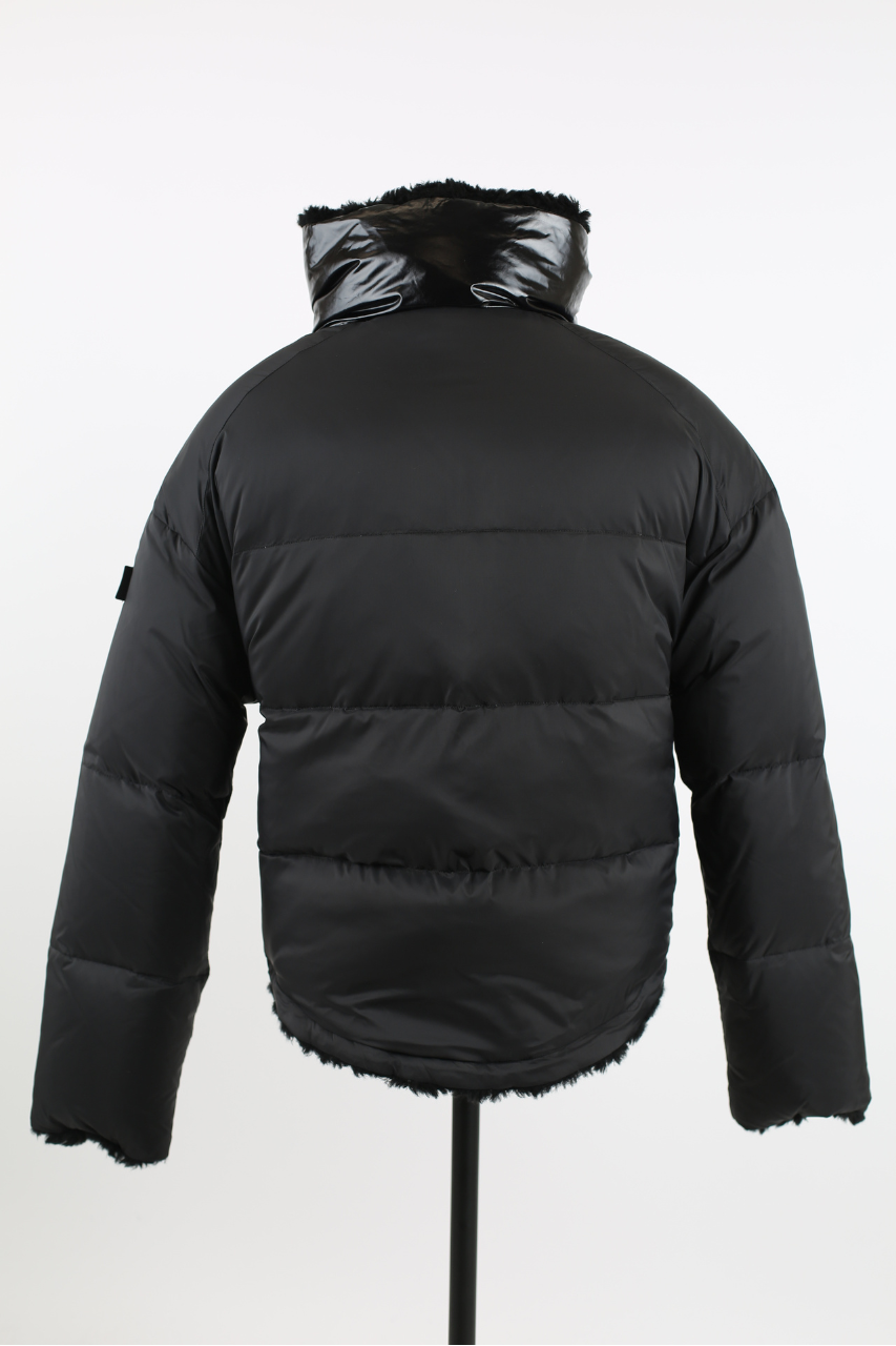 Reversible Shearling Down Jacket