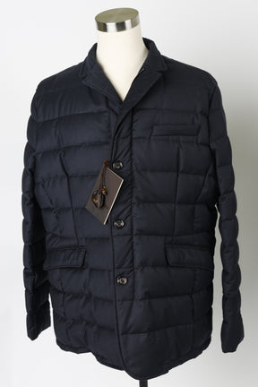 Wool Down Dress Puffer Jacket