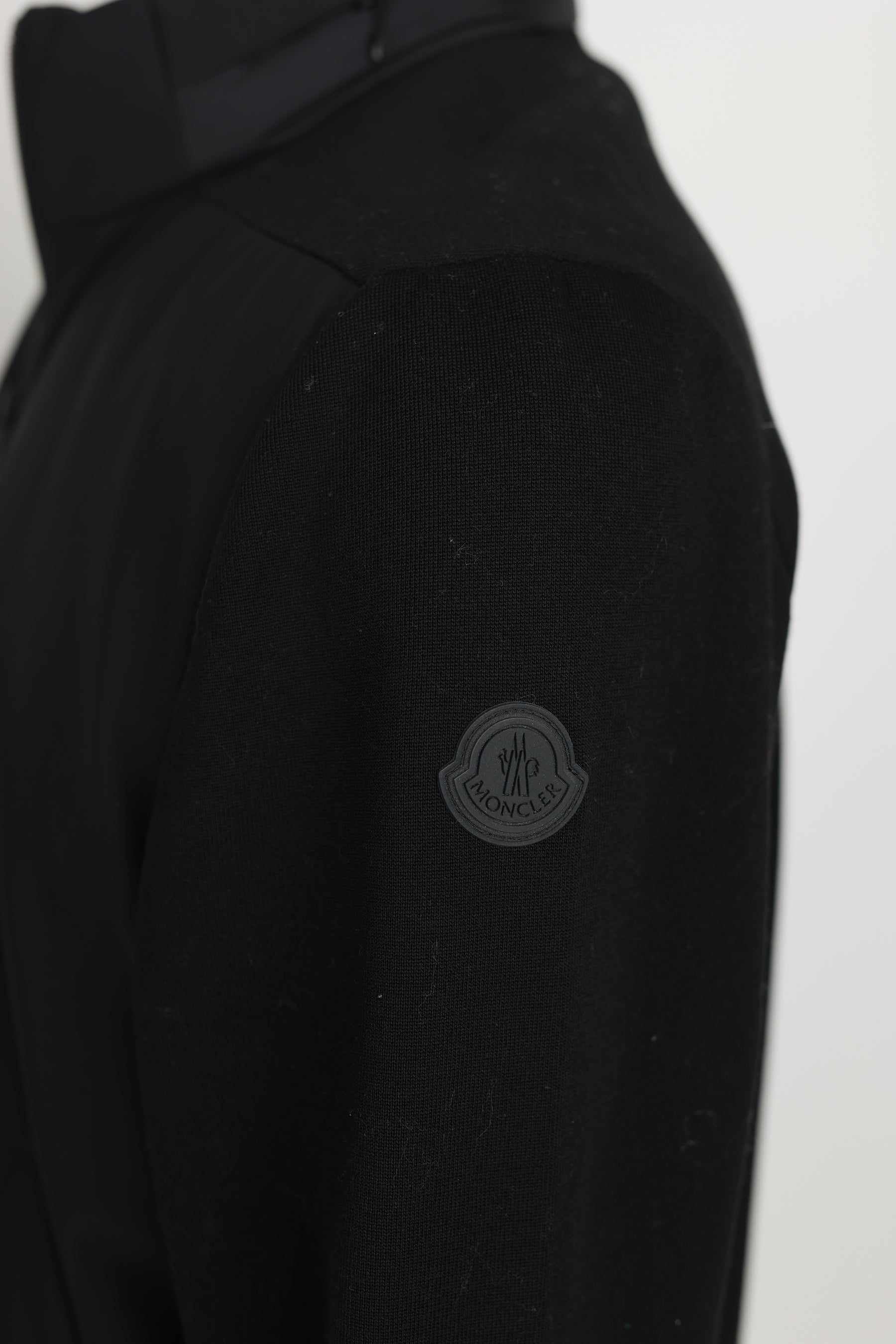 Down Filled Sweater Jacket-Black